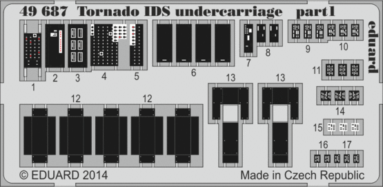 Tornado IDS undercarriage 1/48  - 1
