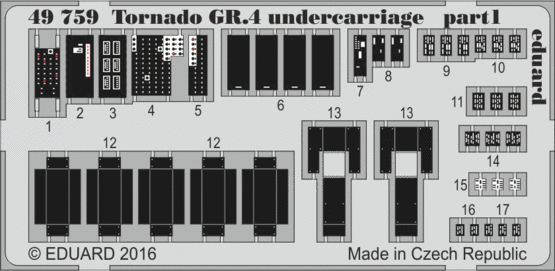 Tornado GR.4 undercarriage 1/48  - 1