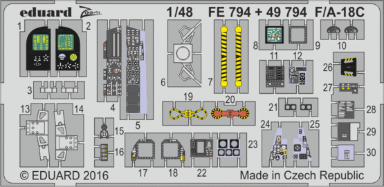 F/A-18C interior 1/48  - 1