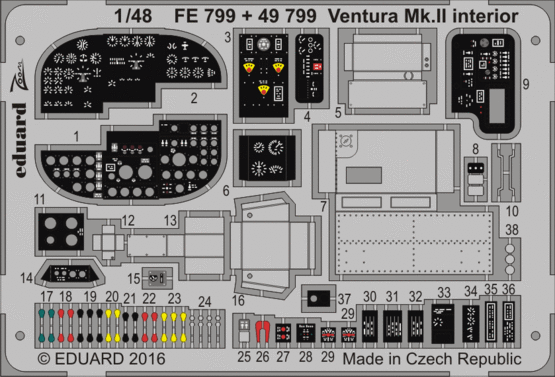 Ventura Mk.II interior 1/48  - 1