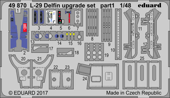L-29 Delfín upgrade set 1/48  - 1