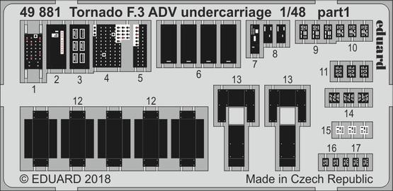Tornado F.3 ADV undercarriage 1/48  - 1