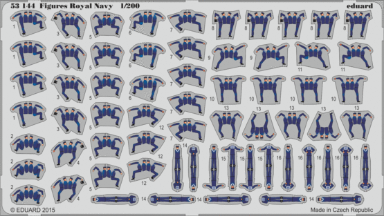 Figures Royal Navy 1/200 