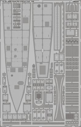 DKM U-boat VIIc U-552 pt.1 hull 1/48 