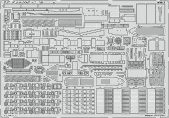 USS Nimitz CVN-68 part 6 1/350 