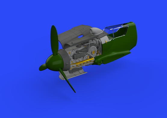 Bf 109G-10/U4 engine 1/48  - 1