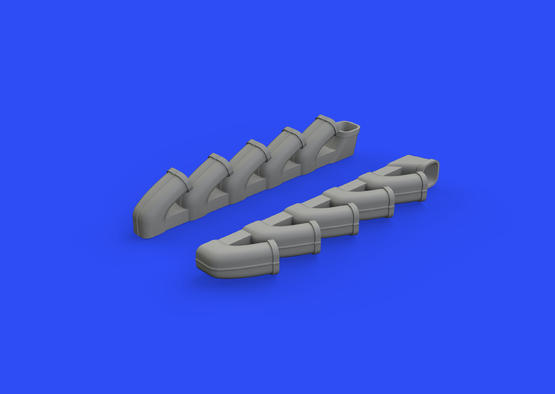 Il-2 exhaust stacks 1/48  - 1