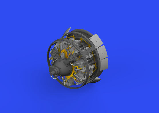 FM-1 engine PRINT 1/48  - 1