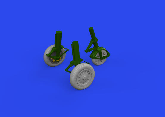 J-35 Draken wheels Type 2 1/48  - 1