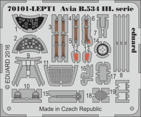 Avia B.534 III. serie PE-set 1/72 