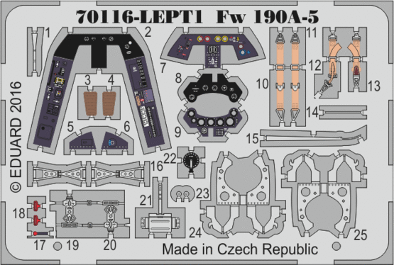 Fw 190A-5 PE-set 1/72 
