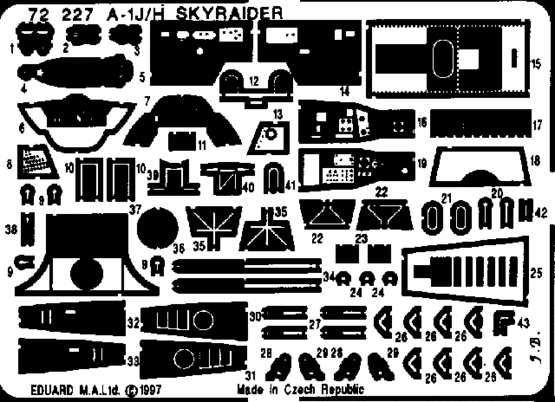 A-1H/J Skyraider 1/72 
