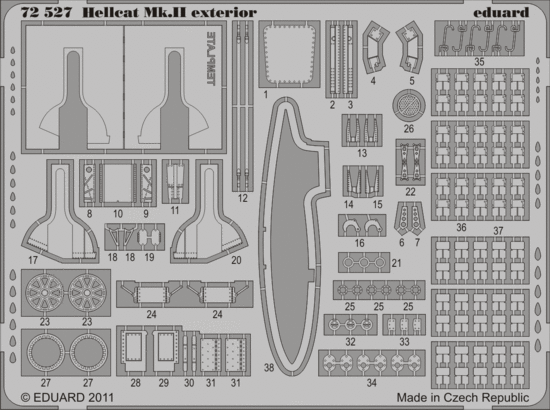 Hellcat Mk.II exteriér 1/72 