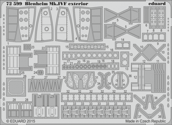 Blenheim Mk.IVF exterior 1/72 