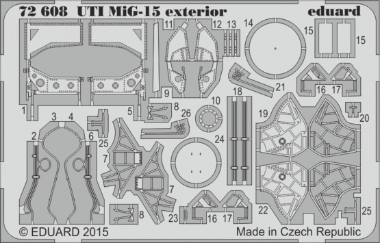 UTI MiG-15 exterior 1/72 