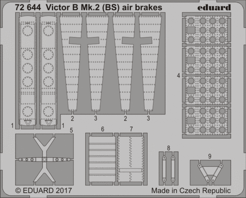 Victor B Mk.2 (BS) airbrakes 1/72 