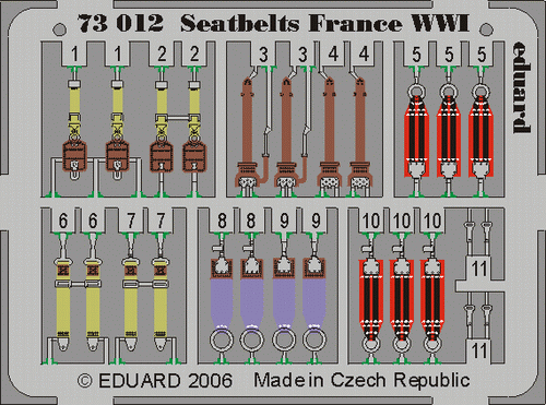 Seatbelts France WWI 1/72 