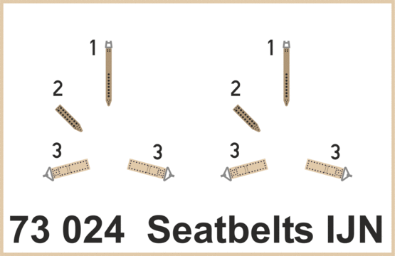 Seatbelts IJN SUPERFABRIC 1/72 
