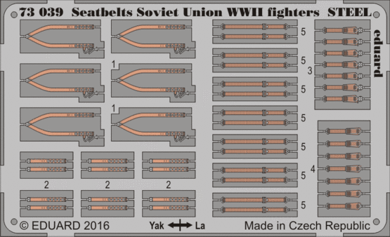 Seatbelts Soviet Union WWII fighters STEEL 1/72 
