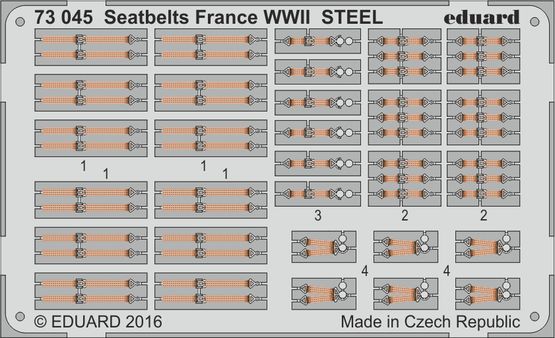 Seatbelts France WWII STEEL 1/72 