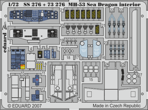 MH-53 interior 1/72  - 1