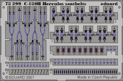 C-130H seatbelts 1/72 