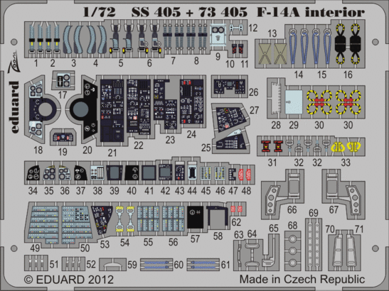 F-14A interior S.A. 1/72  - 1
