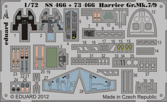 Harrier Gr.Mk.7/9 S.A. 1/72  - 1