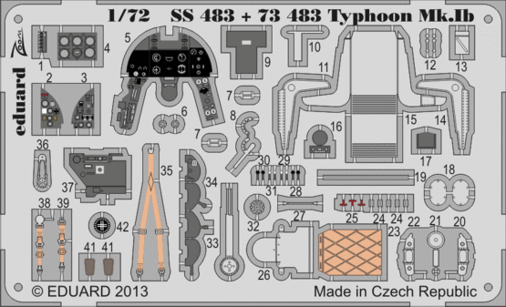 Typhoon Mk.Ib S.A. 1/72  - 1