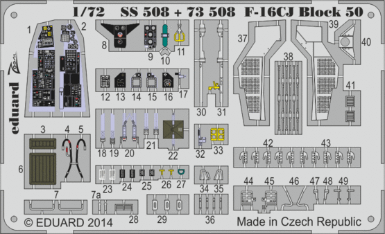 F-16CJ Block 50 S.A. 1/72  - 1