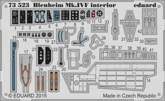 Blenheim Mk.IVF interior S.A. 1/72 