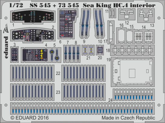 Sea King HC.4 interior 1/72  - 1