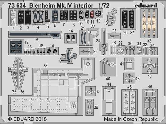 Blenheim Mk.IV interior 1/72 