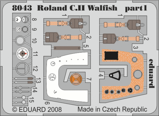 Roland C.II PE-set 1/48  - 1