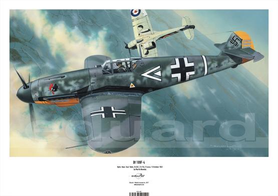 Plakát - Bf 109F-4 
