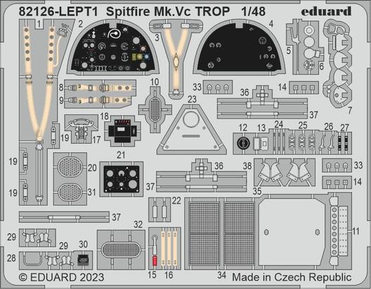 Spitfire Mk.Vc TROP PE-set 1/48 