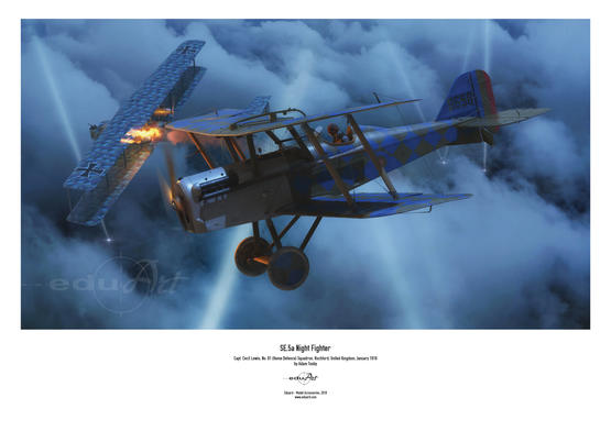 Poster - SE.5a Night Fighter 