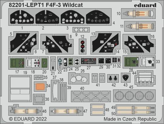 F4F-3 Wildcat PE-set 1/48 