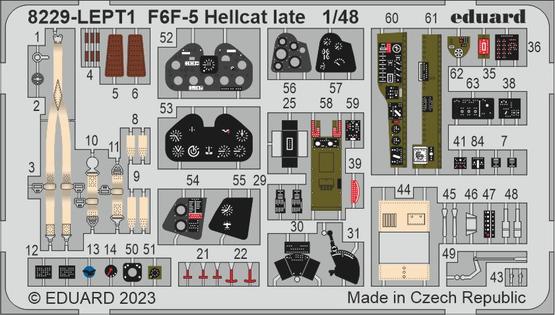 F6F-5 Hellcat pozdní verze LEPT 1/48  - 1