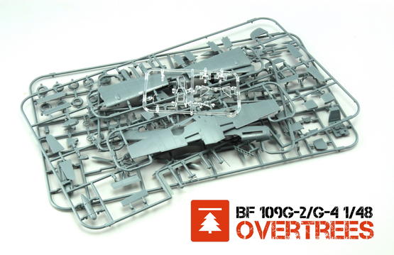 Bf 109G-2/G-4 OVERTREES 1/48 