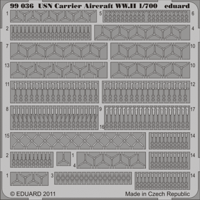 USN Carrier Aircraft WWII 1/700 