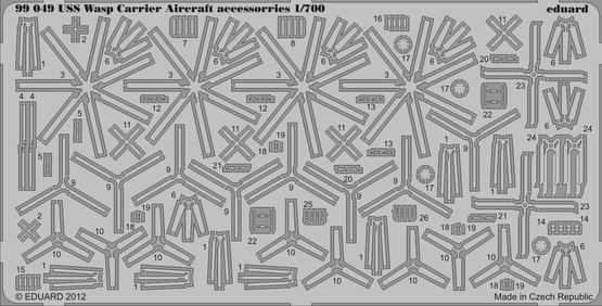 USS WASP Carrier Aircraft accessories 1/700 