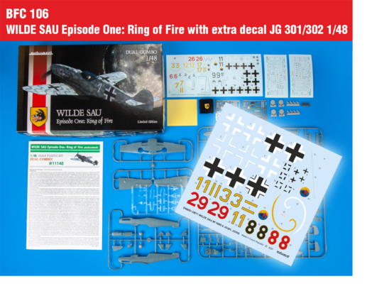 WILDE SAU Episode One: Ring of Fire with extra decal JG 301/302 1/48 