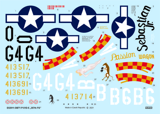 P-51D-5 &quot;357th FG&quot; 1/32  - 1