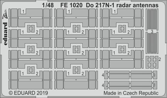 Do 217N-1 radar antennas 1/48 