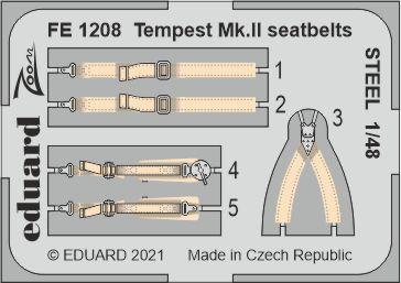 Tempest Mk.II seatbelts STEEL 1/48 
