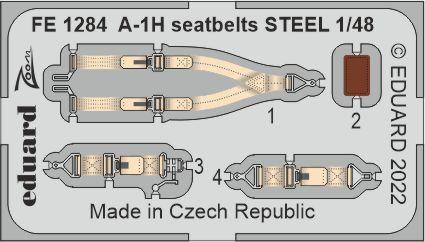 A-1H seatbelts STEEL 1/48 