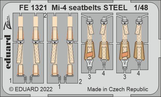 Mi-4 seatbelts STEEL 1/48 