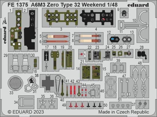 A6M3 Zero Type 32 Weekend 1/48 