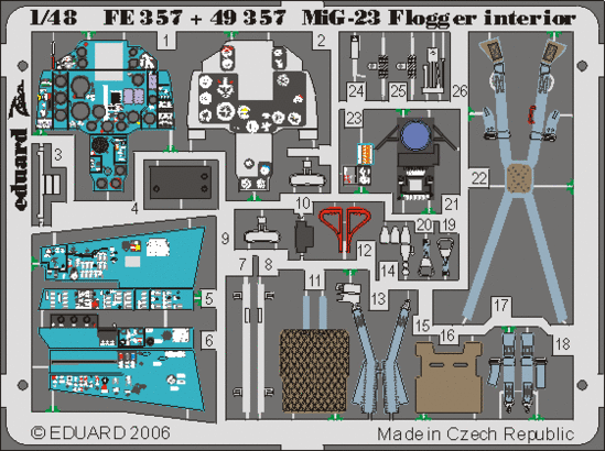 MiG-23 Flogger B interior 1/48 